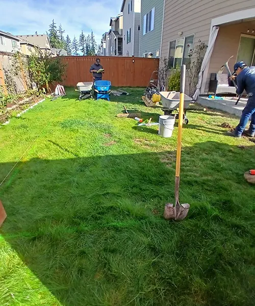 Custom Paver Patio & Synthetic Turf Installation in Seattle 